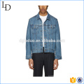 Manteau en coton de style New Men Jeans Slim Jacket